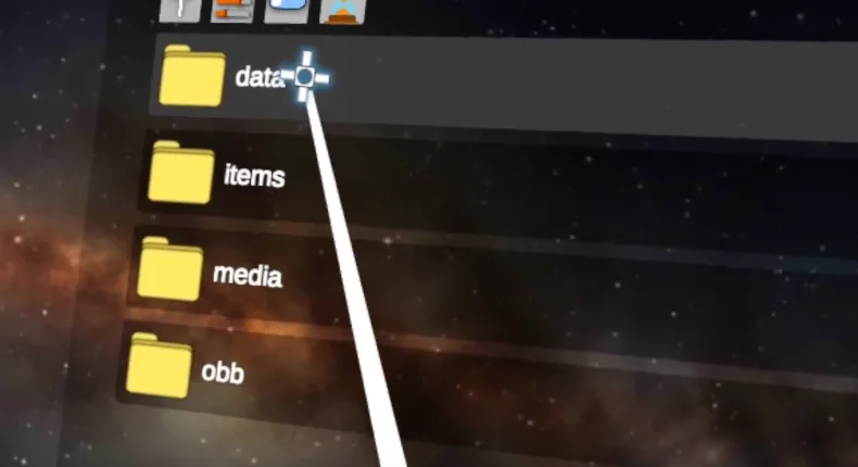 Data in Moblie Vr Station