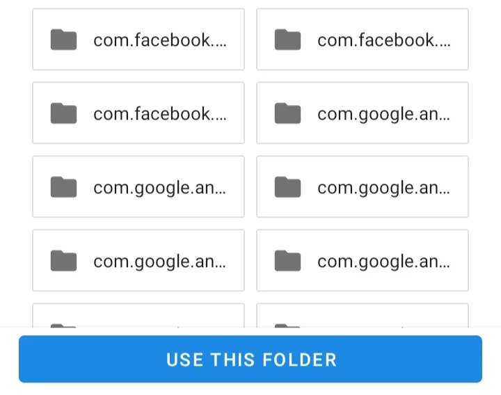 Use this folder button fixed